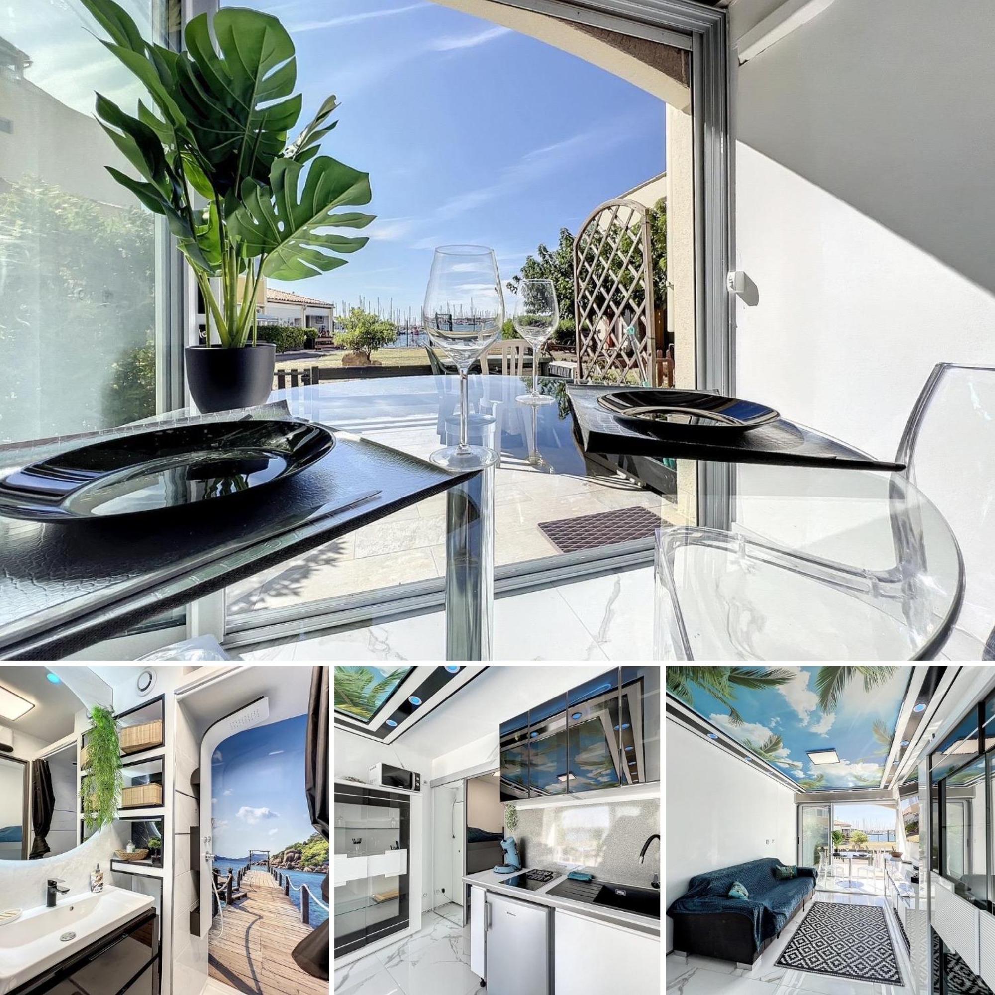 Studio Prestige Avec Terrasse, Ile Des Pecheurs, Vue Port Agde Exterior foto